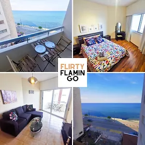 Flirty Flamingo Seaview Seafront Apartman Lárnaka